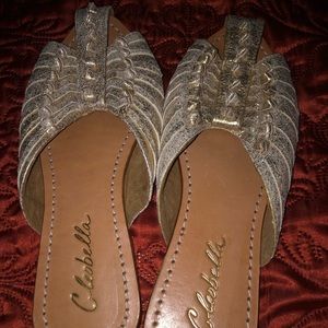 Cleobella Sandals -EUC Sz 38 Muted Gold